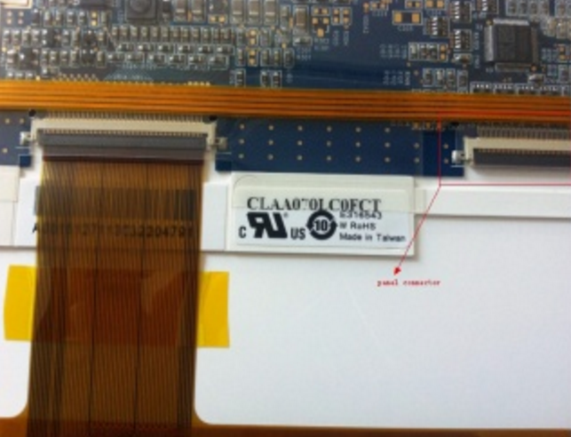 Original CLAA070LC0FCT CPT Screen Panel 7" 800*480 CLAA070LC0FCT LCD Display